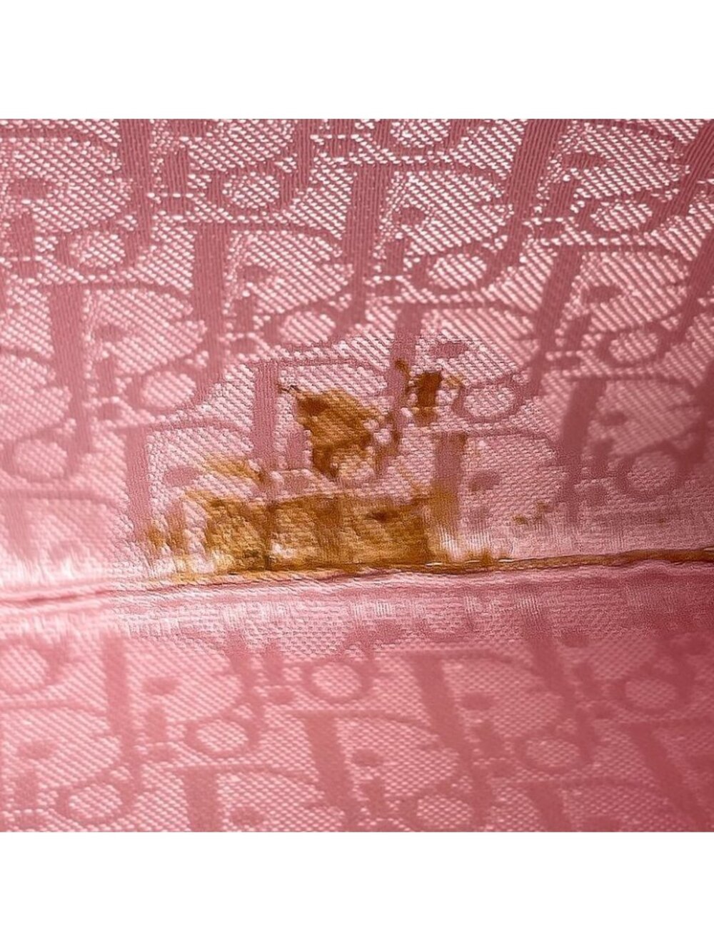 ★SOLD★ Dior Logo Handbag Flower Embroidery Leather Pink - Picture 9 of 10